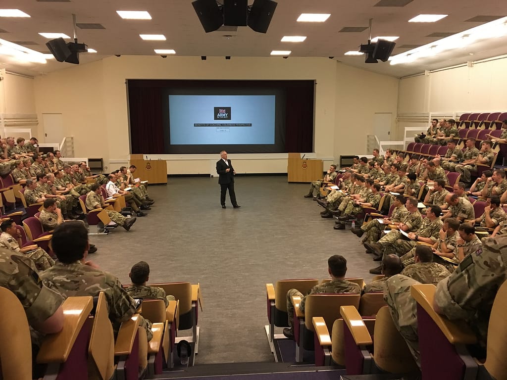 (2018) Speaking to 250 Officers at RMAS Sandhurst - Still an introvert?