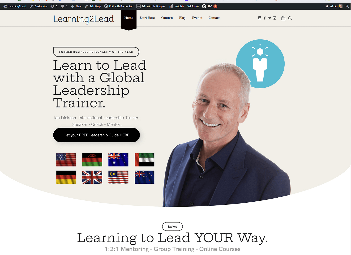 Learning2Lead website